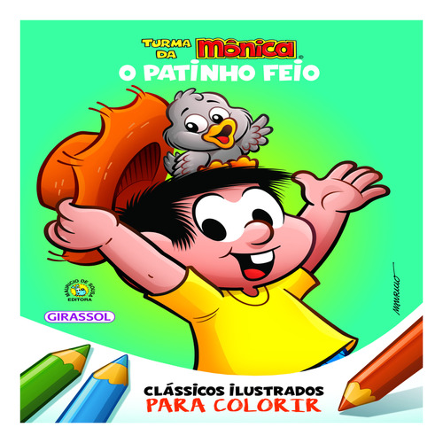 Livro Turma Da Mônica Clássicos Ilustrados Para Colorir O Pa