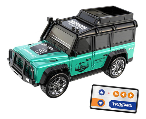 Camión Modelo Rc Rock 1/64 Con Control Remoto, Vehículo De