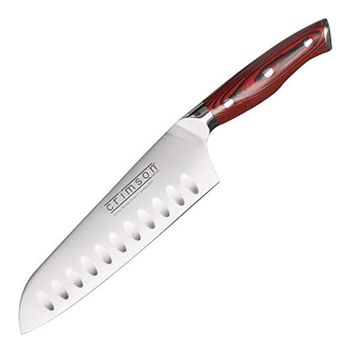 Ergo Chef Crimson Series - Cuchillo De Sierra Con Mango G10