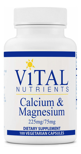 Vital Nutrients - Calcio Y Magnesio - Soporte Cardiovascula.