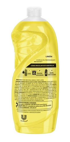 Cif Active Gel Detergente Lavavajilla Limón 750ml