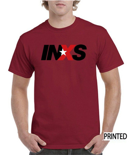 Polera Hombre Estampado Inxs