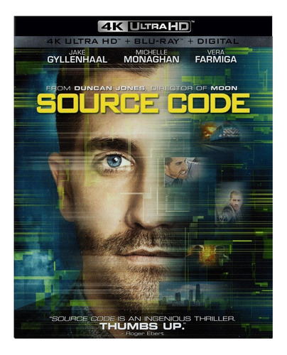 Source Code 8 Minutos Antes Morir Pelicula 4k Ultra Blu-ray 
