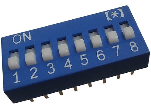 Dip Switch 8 Posiciones Llaves Interruptores Arduino X 4 U