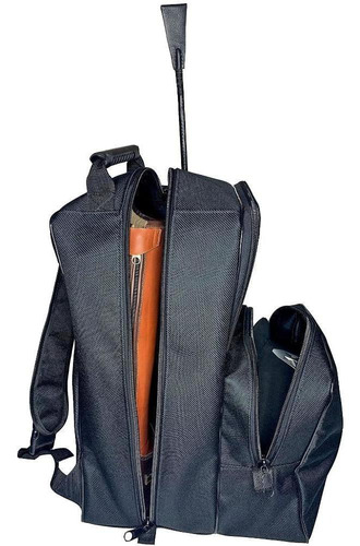 Mochila Hípica Porta Capacete Bota Hipismo Vtr Ventury Cor Preto