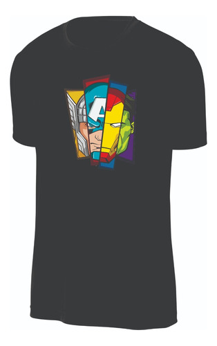 Camisetas The Avengers Vengadores Marvel Caras