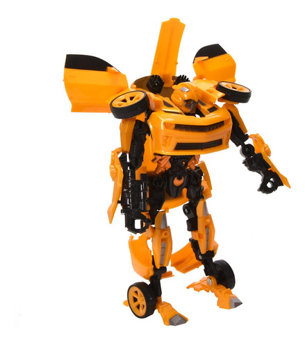 Imagen 3 de 10 de Muneco Auto Transformers Amarillo Bumblebee Nvo 151a Bigshop