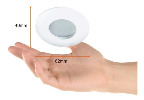Pack 2 Lampara Empotrado Blanco Gx5.3 10yd101mvb