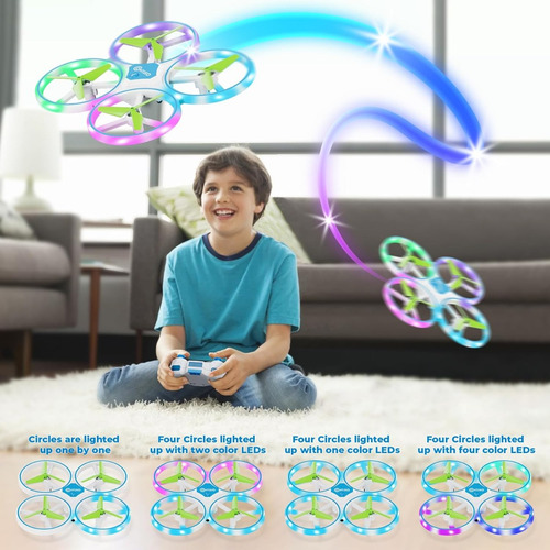 Minidron Contixo Td1 Rc Para Niños, Led, 3d Flip, Cuadricópt
