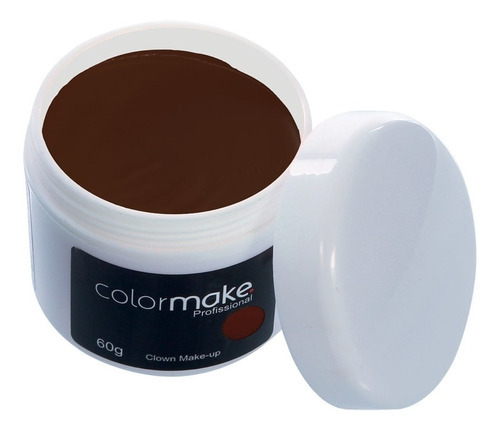 Base de maquiagem ColorMake Diluidor Clown Makeup Profissional tom marrom - 60g