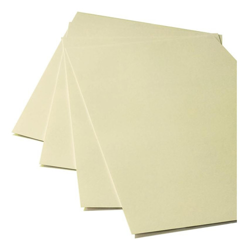 Papel Opalina Telada A4 250 Grs Color Marfil X 100 Hojas