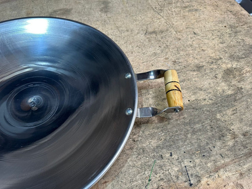 Tacho 45cm Inox Para Porções Peixes Arroz Carne