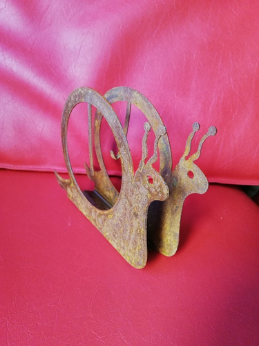 Imagen 7 de 9 de Porta Espiral Caracol Chapa Oxido Deco