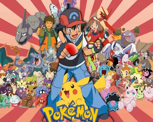 Pokemon anime cartaz dos desenhos animados papel de parede decoração  pintura adesivo de parede