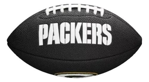 Balon De Futbol Americano Wilson Logos Green Bay Black