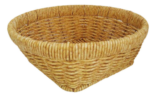 Cesta De Comida Apilable, Cesta De Mimbre De Imitación, S