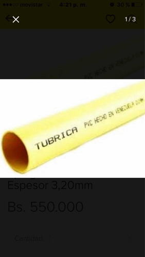 Tubería Pvc De 2 Pulgadas Espesor 2.3 Agua Negra Tubrica