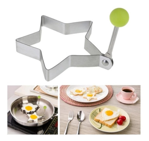 Imagen 6 de 9 de Molde De Acero X 4un Varias Formas Para Huevo Frito-pancake