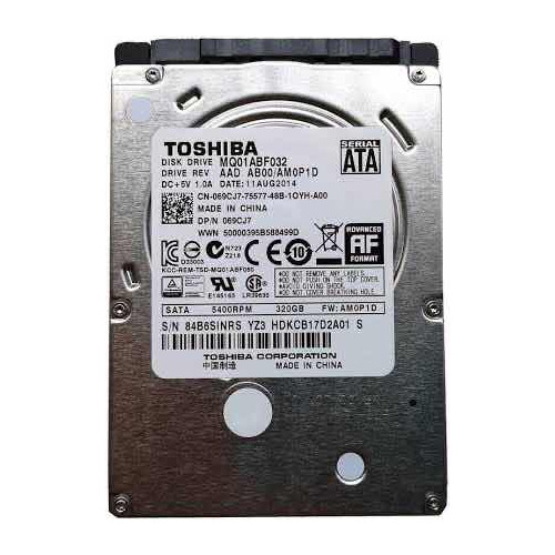 Disco Duro Interno Toshiba 320gb (Usado)