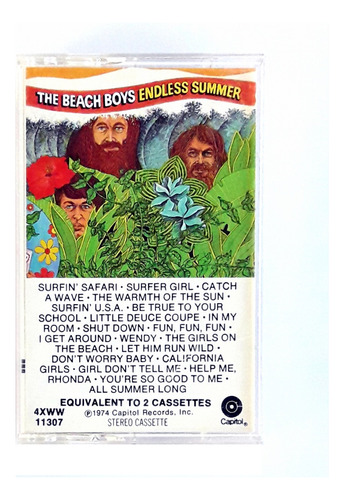 Casete  Beach Boys Endless Summers   2en1   Ed Usa Oka  (Reacondicionado)