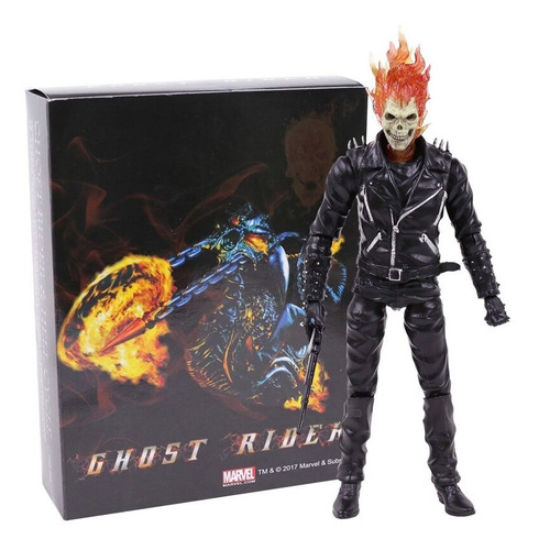 Figura De Acción De Pvc De Johnny Blaze De Ghost Rider, Mode
