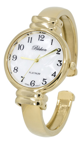 Blekon Reloj De Pulsera Original De Nacar Para Mujer Con Caj