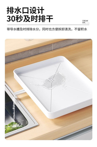 Escorredor De Louça Porta Inox Com 360° Automática Drenagem