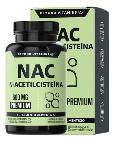 Beyond Vitamins | Nac N- acetil Cisteína 600mg Ultra-premium Con ...