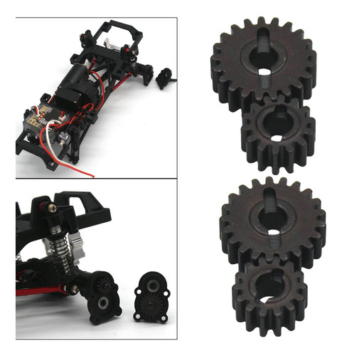 Door Bridge Gear Replacement For Fms Fcx24 1/24 Rc 4 Piezas