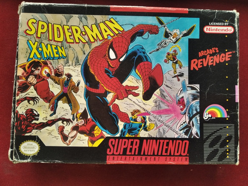 Spiderman X-men A Revenge ( Juego Super Nintendo Snes ) 40v 