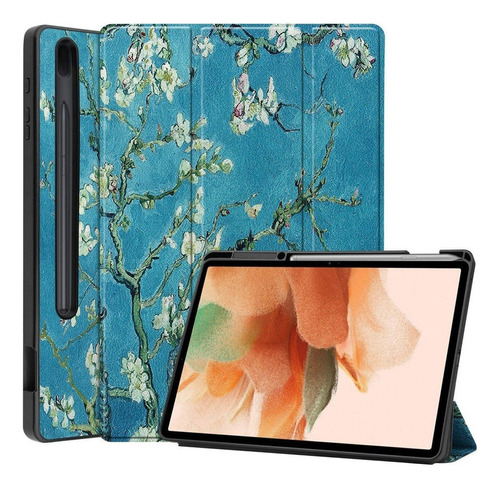 Funda Para Samsung Tab S7 Fe T736 12.4 S7 Lite 2021 Ciruela