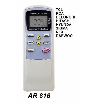 Control Remoto Aire Acondicionado Delonghi Hyundai Daewoo