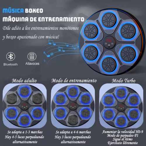 Máquina De Boxeo Karate Musical Bluetooth Inteligente