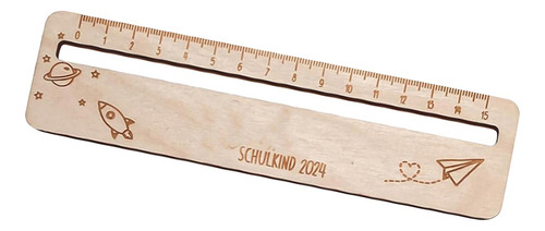 Regla De Madera Con Dibujos Animados, Accesorios De Regalo