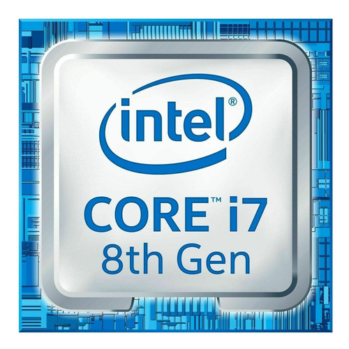 Procesador gamer Intel Core i7-8700K BX80684I78700K de 6 núcleos y  4.7GHz de frecuencia con gráfica integrada