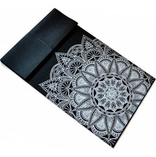 Tapete Yoga Mat Dobrável Light H020 Em Pvc Eco Preto