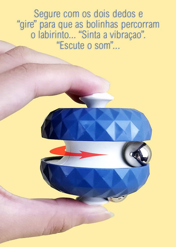 Imagem 5 de 10 de Brinquedo Anti Stress Bead Orbit Gira Labirinto Novidade Toy