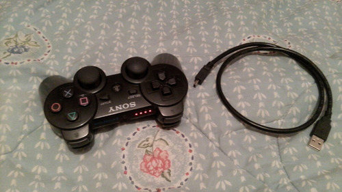 Imagen 2 de 3 de Control Ps3 Nuevo Con Su Cable