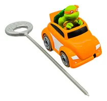 Comprar Tortugas Ninja Michelangelo Vehiculo +figura C\u002Flanzador -vaj