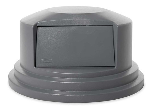 Tapa De Domo 2647-88 Para Contenedor De 166 Lt Rubbermaid Color Gris oscuro