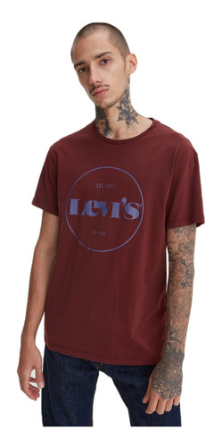 Remera Levi's Graphic Set In Neck Levi's Circle Vintage Logo