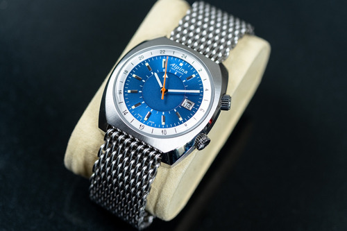Relógio Alpina Startimer Pilot Heritage Gmt Automatic Prateado