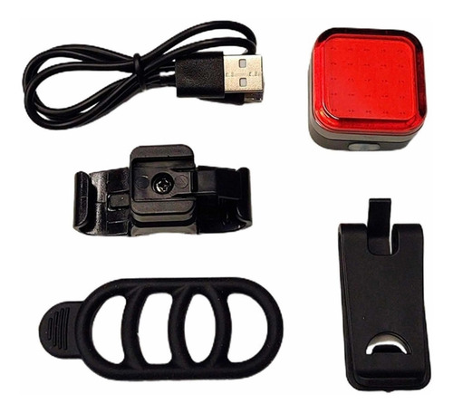 Imagen 4 de 8 de Luz Trasera Bicicleta Van Halen Van808 Usb - Urquiza Bikes