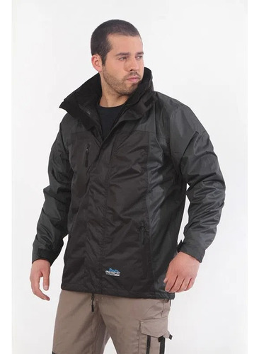 Parka 3 En 1 Maxsnow Everest Gris/negro