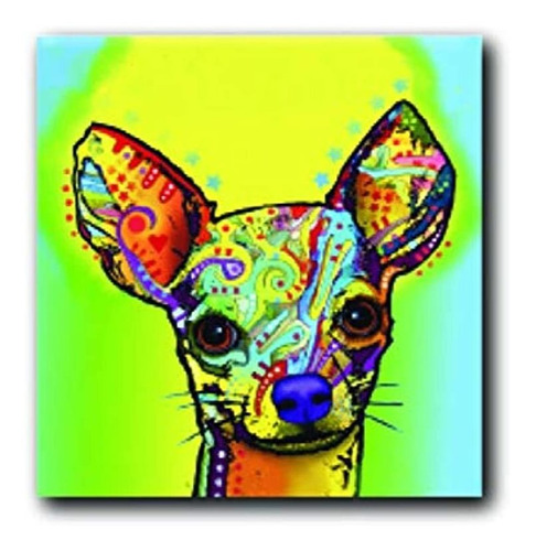 Imán Chihuahua Con El Arte Pop De Dean Russo