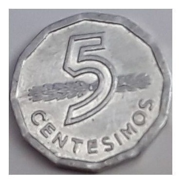 Moneda 5 Centésimos Uruguay 1978
