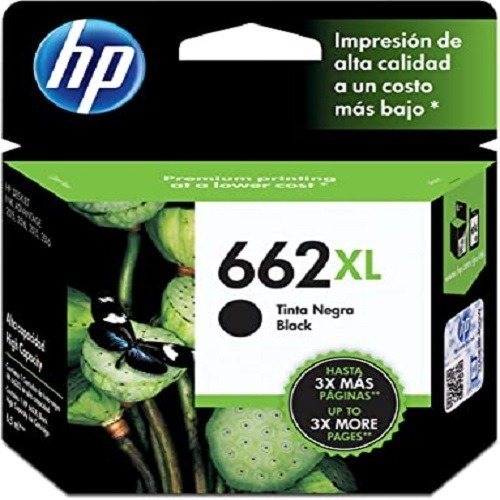 Cartucho Hp 662xl Original Negro  