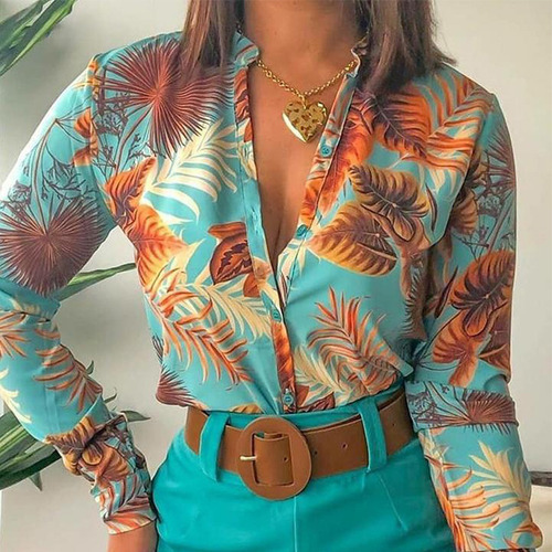 Conjunto De Pantalones Cortos Estampados Con Cuello Alto Co