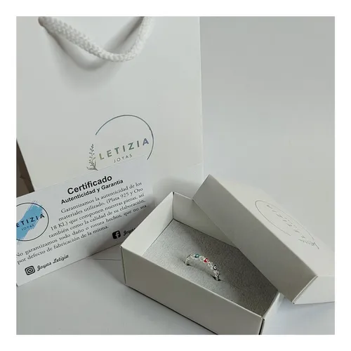 Anillo Ojo Corazon Con Cubics Plata 925