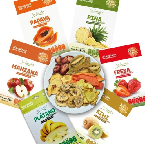 Imagen 3 de 5 de Envío Gratis: Salsa Y Snacks De Fruta Deshidratada